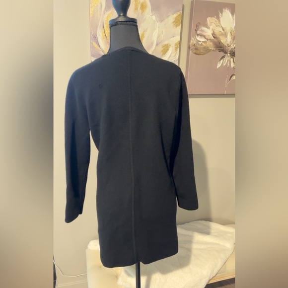 Talbots Black Pure Merino Wool Sweater Dress Medium Petite - Picture 5 of 5